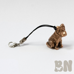 Precíziós öntéssel készült boxer kutya figura.